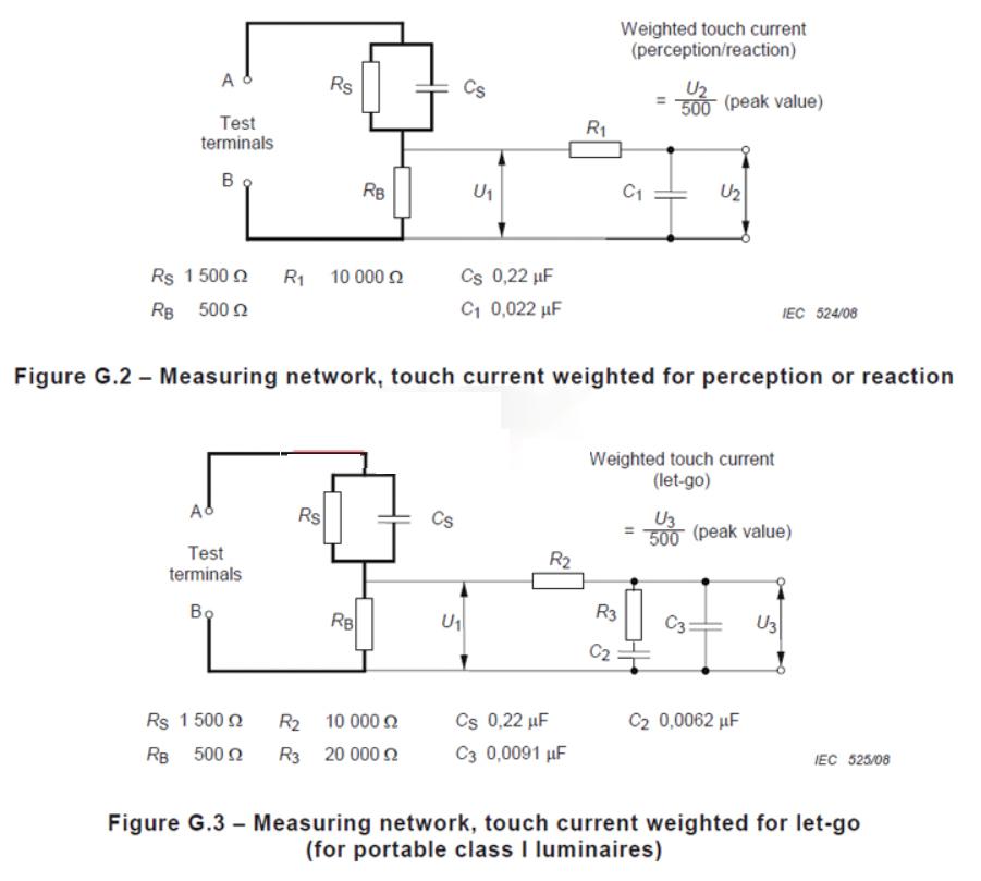 IEC60598 Touch Current Measuring Network G.2 And G.3 1