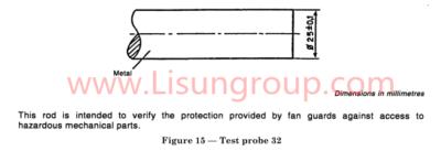 Test Probe 32 of IEC 61032 - Test Thorn