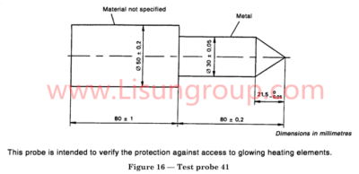 Test Probe 41 of IEC 61032 - Test Cone