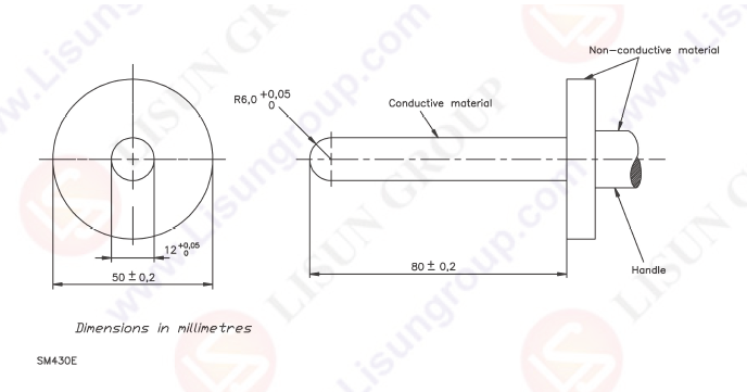 12mm Telecom Test Probe